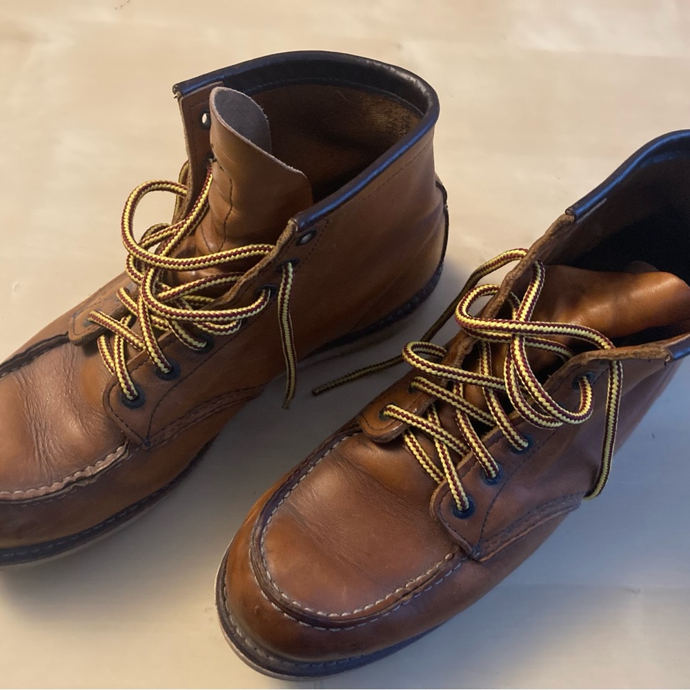 Classic and Brown Red Wing  Leather Men's Boots